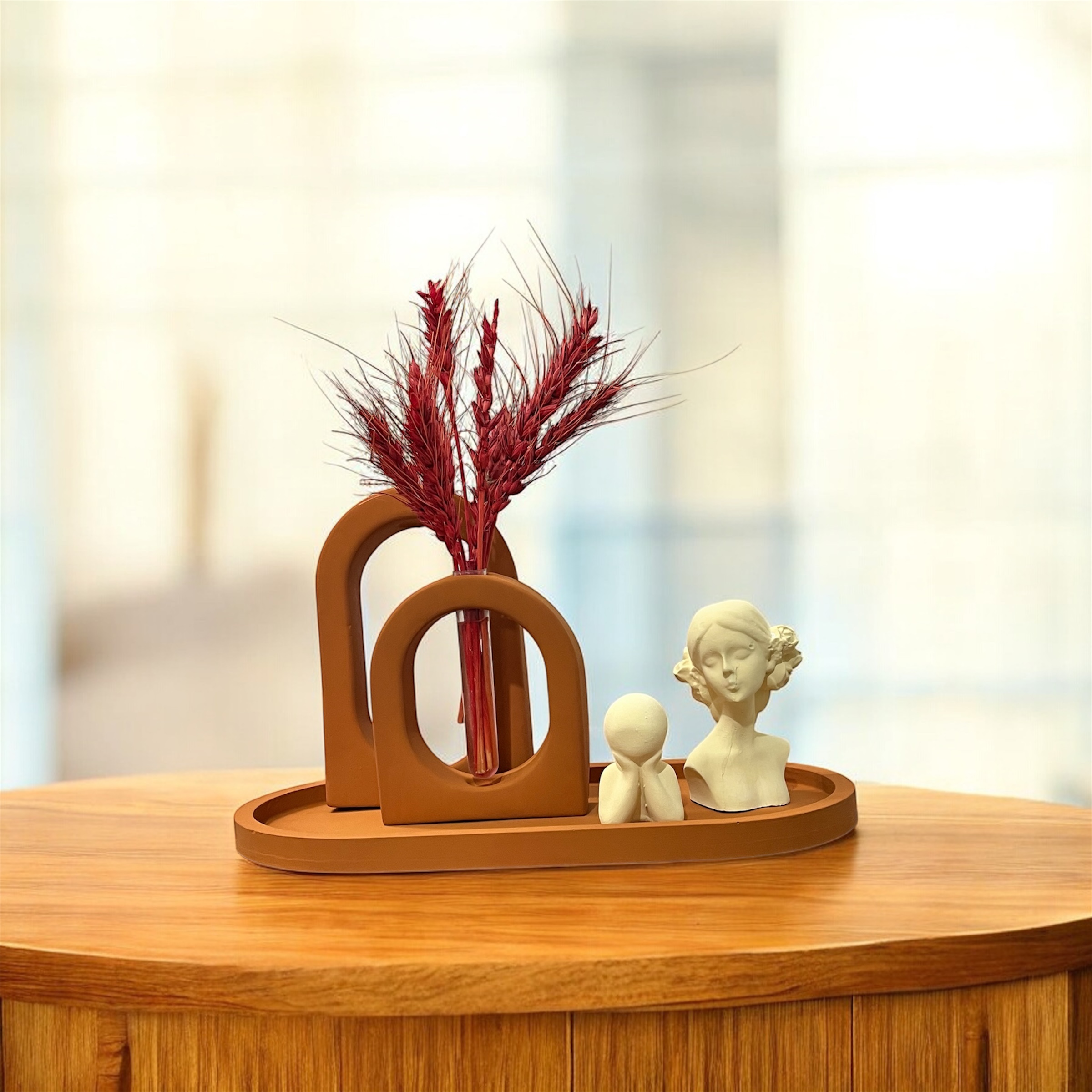 ست گلجا استند مجسمه ناتالی مجسمه بچه(دکوری۵تیکه)